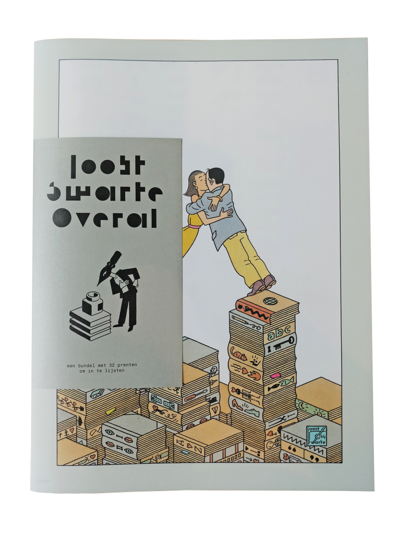 Joost Swarte Overal LUXE with original art
