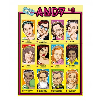 Typex Andy Signed Print Cards Very Limited Edition